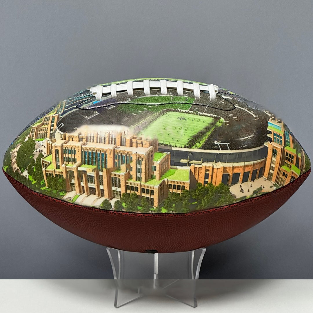 Notre Dame Stadium Football Painted Series