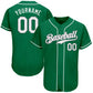 Custom Kelly Green White-Gray Authentic St. Patrick's Day Baseball Jersey