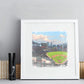 Truist Park Print, Artist Drawn Baseball Stadium, Atlanta Braves Baseball