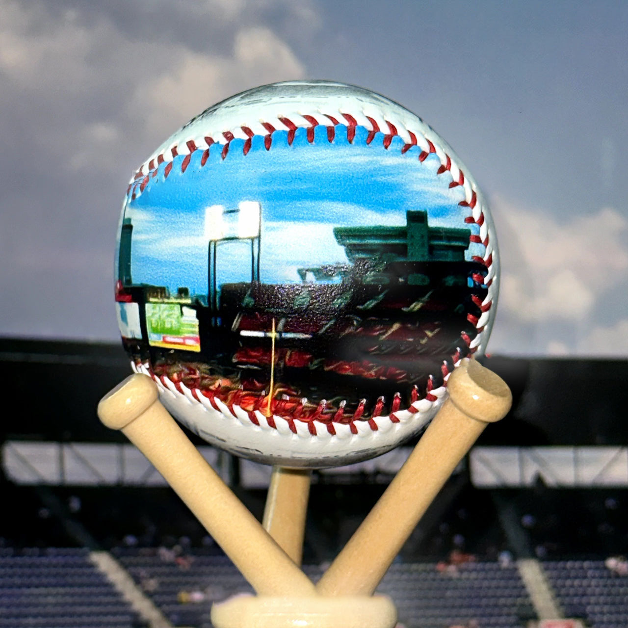 Busch Stadium Hand Drawn Stadium Baseballs