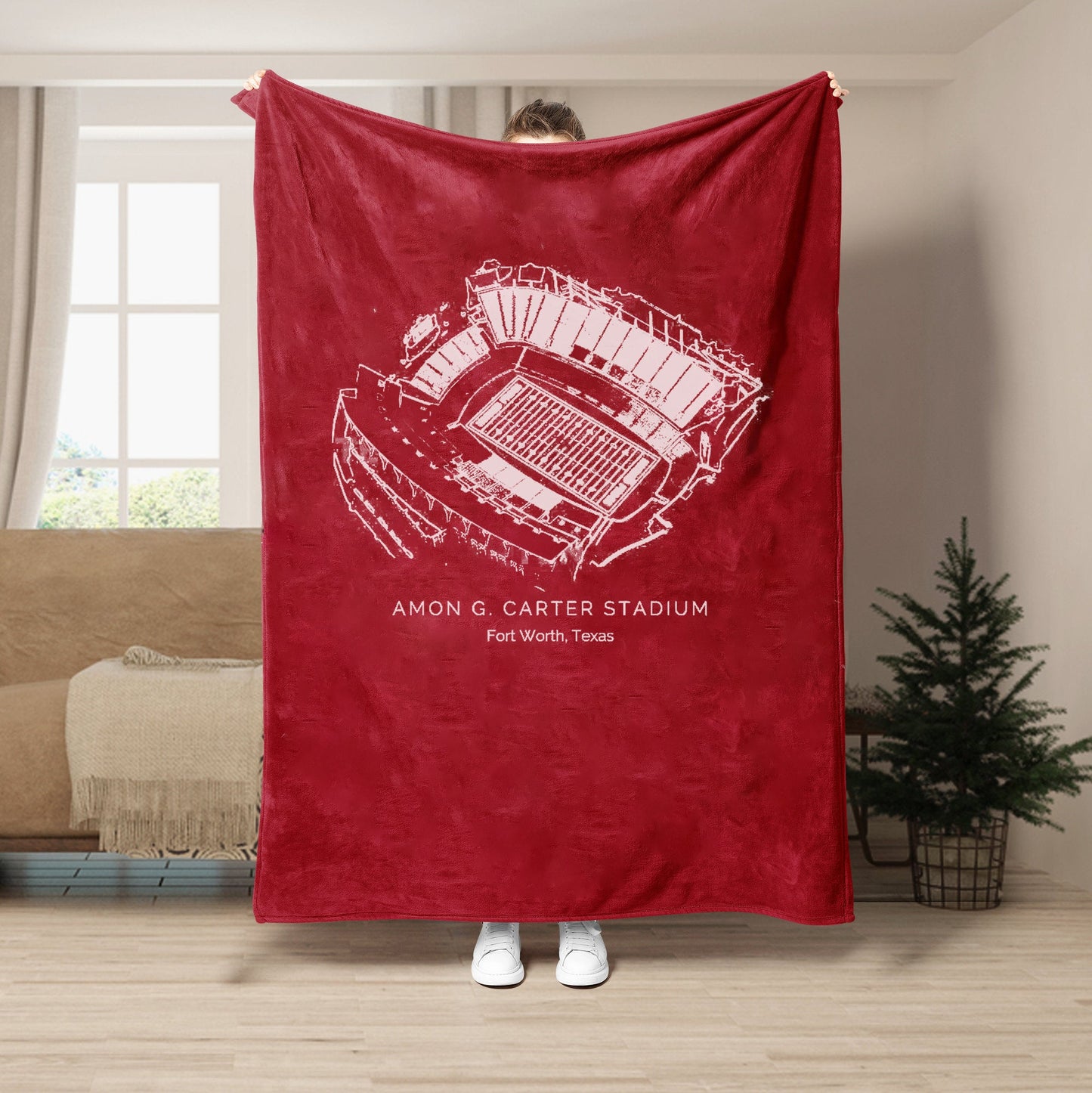 Amon G. Carter Stadium - TCU Horned Frogs football,College Football Blanket