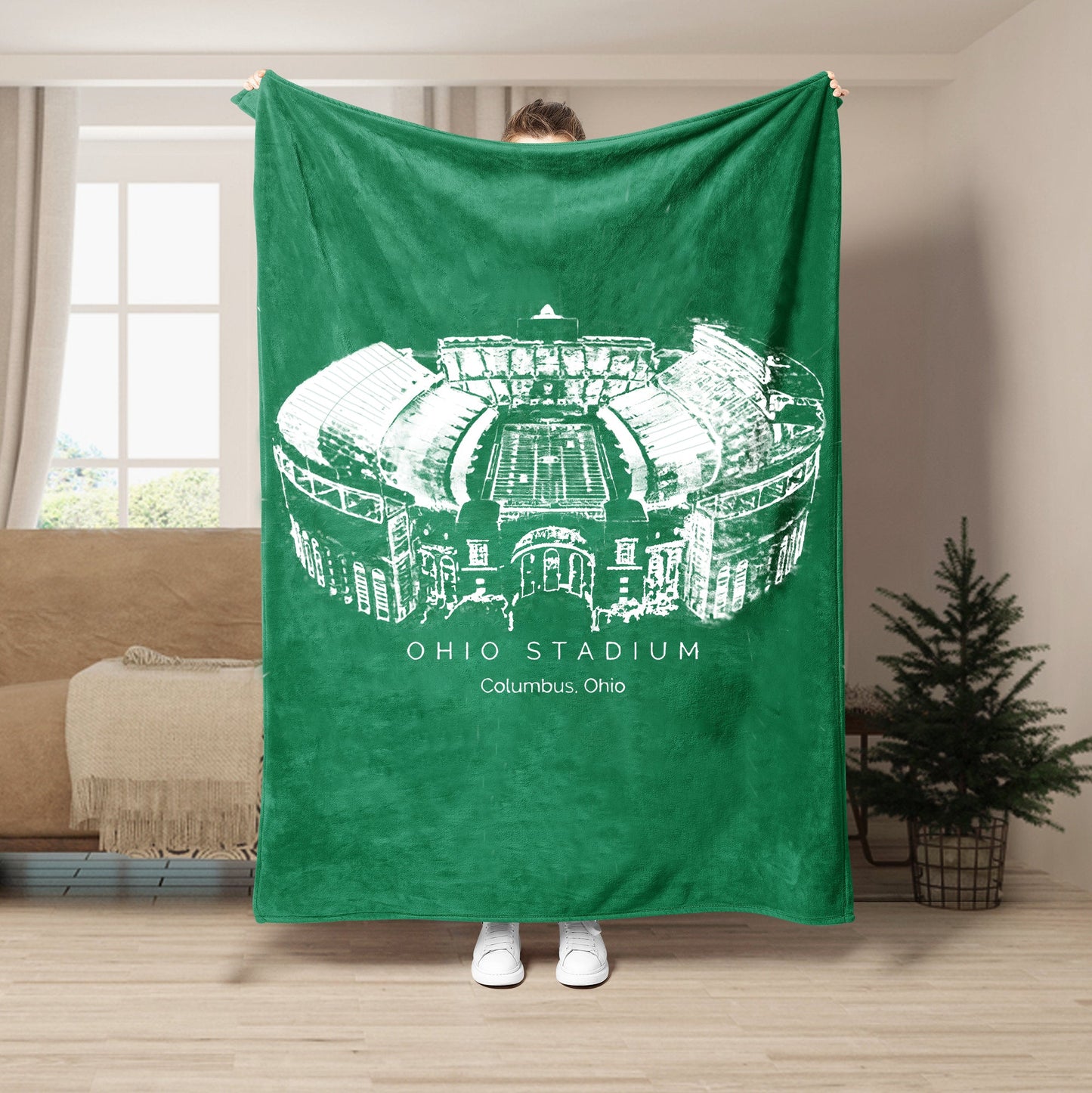 Ohio Stadium - Ohio State Buckeyes football, College Football Blanket