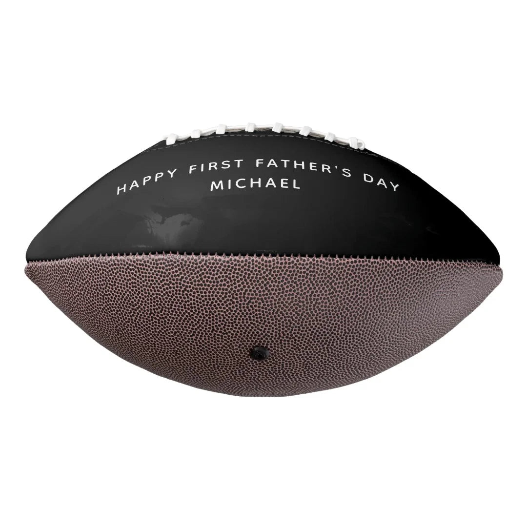 Baby Sonogram First Father's Day Custom Name Football