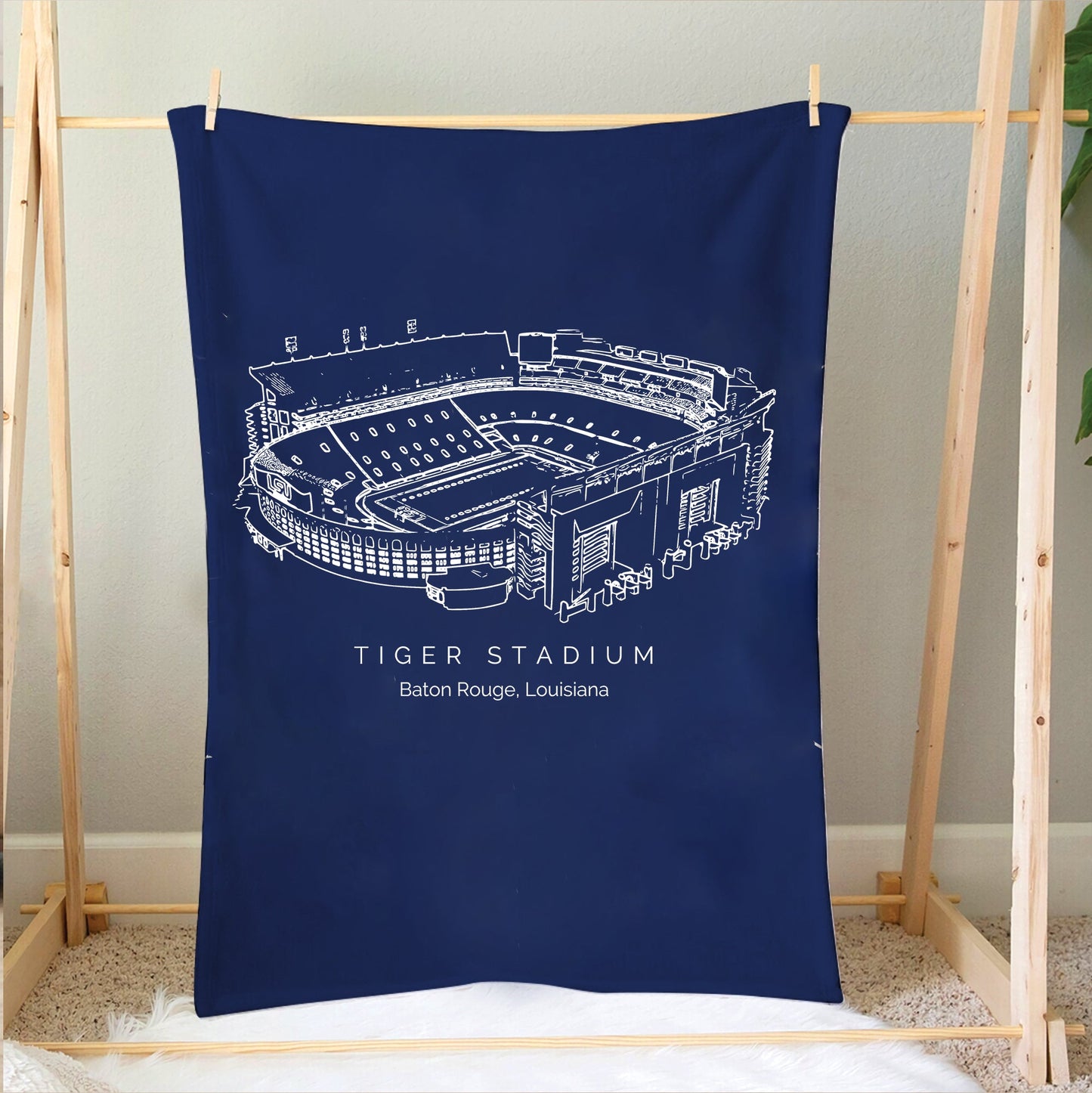 Tiger Stadium (LSU) - LSU Tigers football, College Coffee Blanket