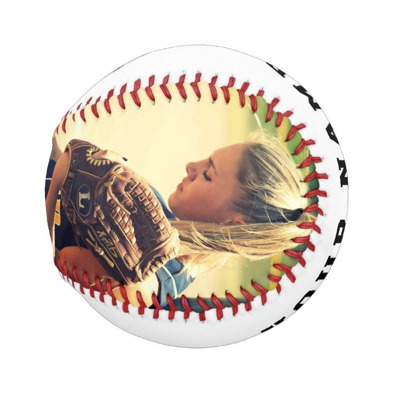 Custom Baseball And Softball with Team Name Number Photo