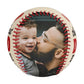 Best Dad Ever Red Heart Father's Day 2 Photo Baseball