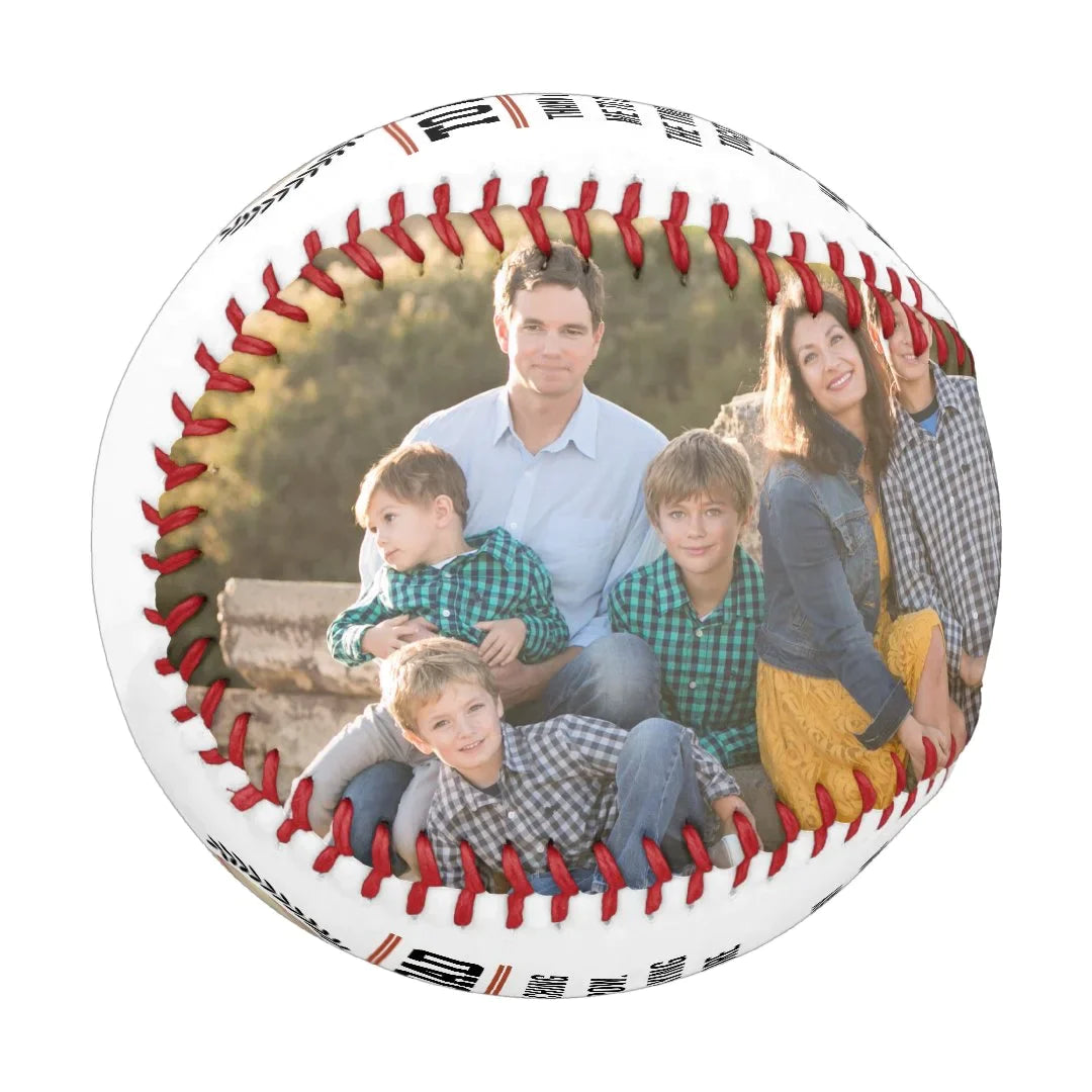 To My Dad Custom Message Photo Happy Father's Day Baseball