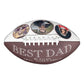 Best Dad Father 3 Photo Collage Football