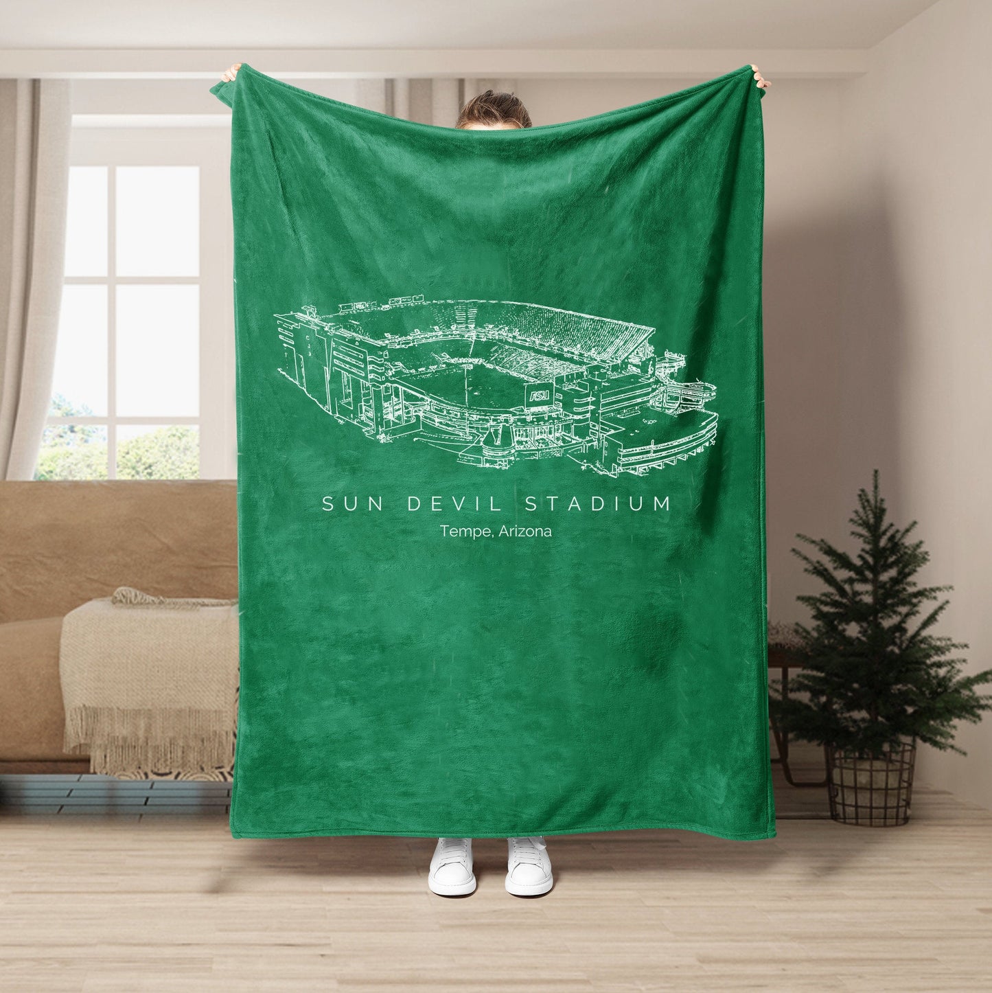 Mountain America Stadium - Arizona State Sun Devils football,College Football Blanket