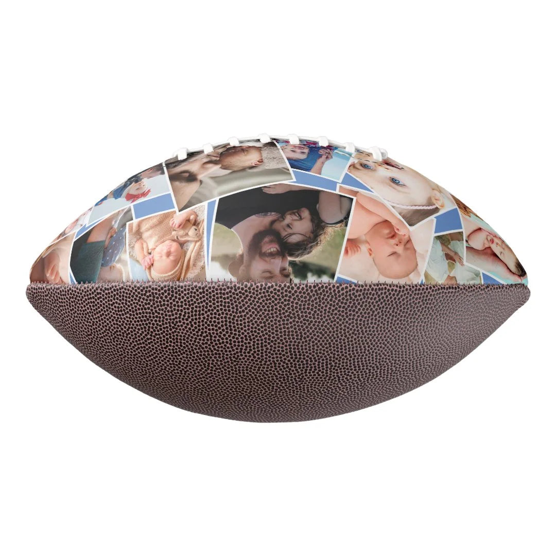 New Father Photo Collage Keepsake Football