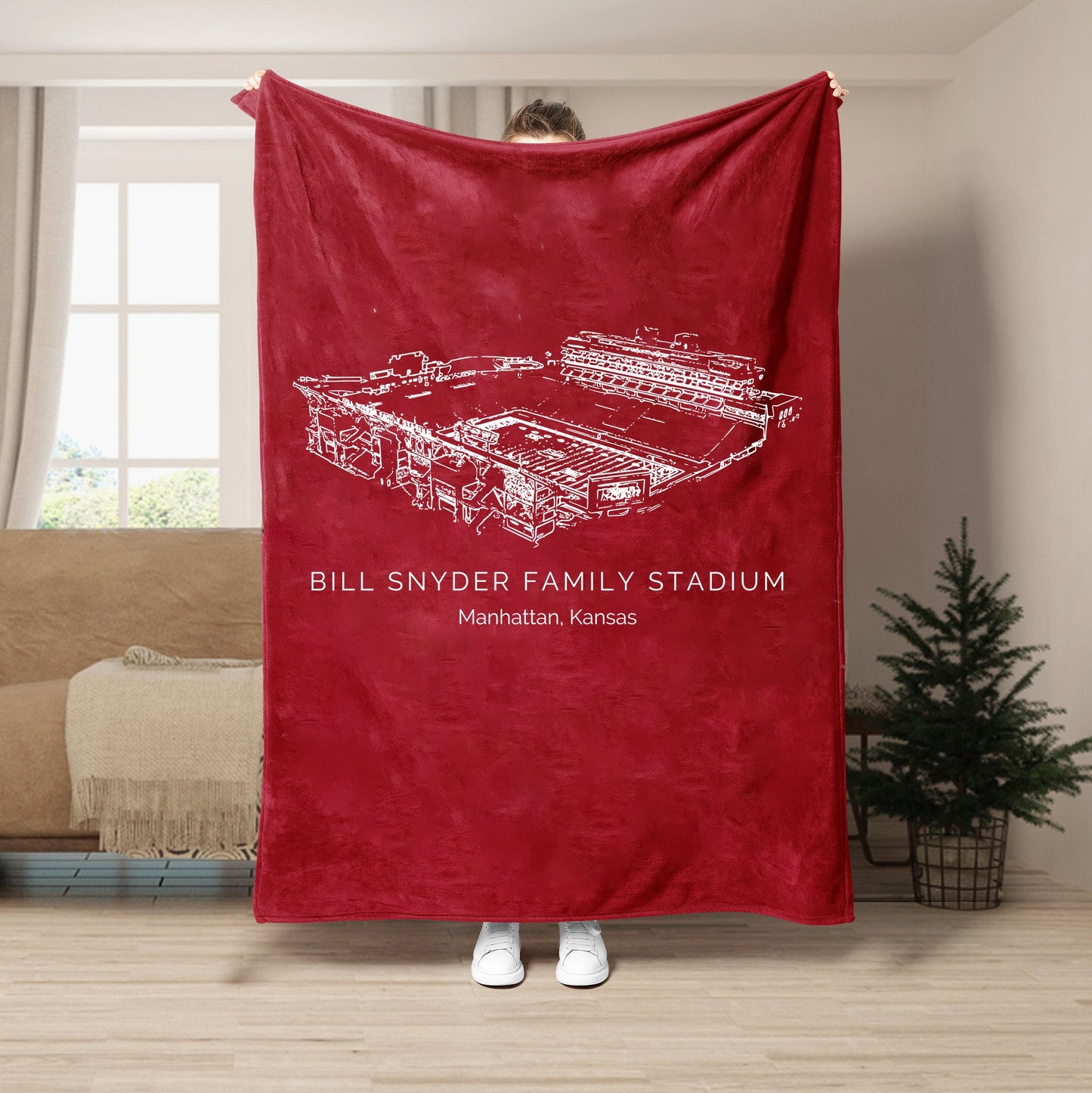 Bill Snyder Family Stadium - Kansas State Wildcats football, College Football Blanket