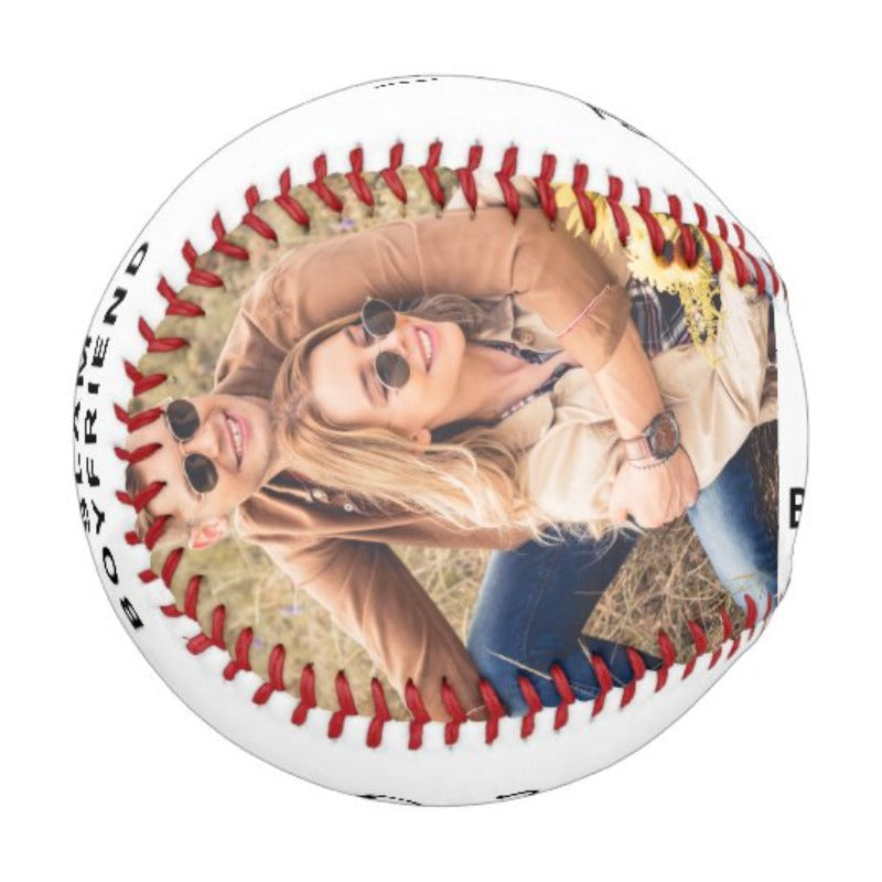 Personalized Photo Baseball And Softball Birthday Gifts for Boyfriend